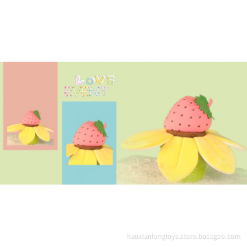 Strawberry Filled with Particles